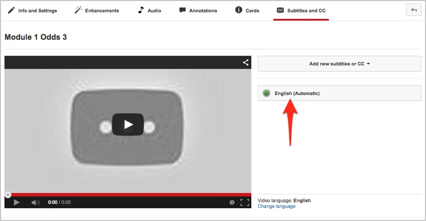 closed captioning youtube